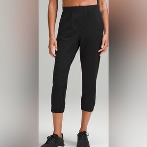 BRAND NEW, LULULEMON Black, Adapted State High Rise Cropped Joggers, Size 14
